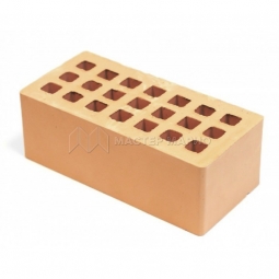 Кирпич лицевой керамический «Соломенный» Евро пустотелый одинарный