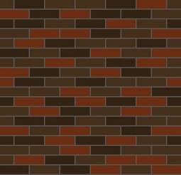 Кирпич лицевой керамический «Бавария 3» «Амстердам, Лондон, Брюгге» пустотелый одинарный