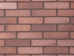 Кирпич лицевой клинкерный «Бордовый» «Каре» пустотелый одинарный