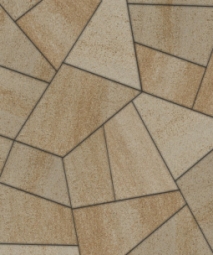 Тротуарная плитка Поревит Мозаика Степняк 80 мм 6 плит