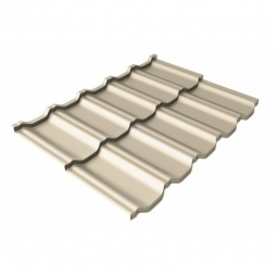 Металлочерепица Kvinta Uno Светлая Слоновая кость RAL 1015