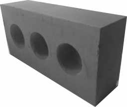 Кирпич рядовой известково-зольный пустотелый одинарный М 100