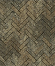 Тротуарная плитка Поревит Паркет Гранит Старый Замок 60 мм 180х60