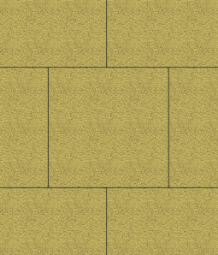 Тротуарная плитка Поревит Квадрат Желтый 500х500х60 мм