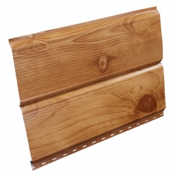 Металлосайдинг Первая Кровельная «Брус» 0.45мм под светлое дерево