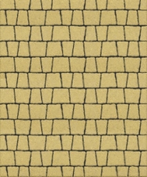 Тротуарная плитка Поревит Абрис Желтый 60 мм 5 плит