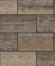 Тротуарная плитка Поревит Прямоугольник Доломит 600х300х80 мм