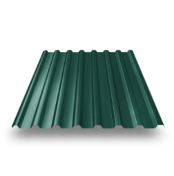 Профнастил МП-20 RAL 6005 зеленый мох 0,45 мм