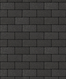 Тротуарная плитка Поревит Прямоугольник Гранит Черный 60 мм 100х200