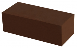Кирпич лицевой силикатный Ультракоричневый одинарный полнотелый евро