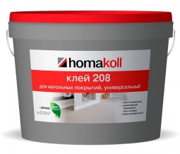 Клей Homakoll 208 для гибких напольных покрытий 14 кг