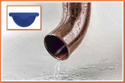 Колено сливное Nika RAL5005 Синий