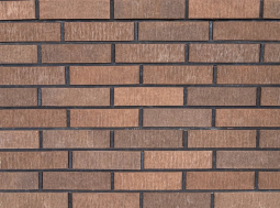 Кирпич лицевой клинкерный «Коричневый» «Бархат» пустотелый Евро 0.5НФ