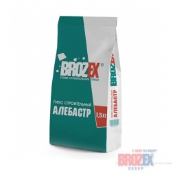 Гипс строительный Brozex Алебастр 1,5 кг