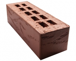 Кирпич клинкерный Красный пустотелый Евро утолщенный