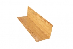 Угол внутренний Первая Кровельная 75х75 (декоративно-полимерное покрытие) 2м под темное дерево