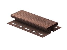 Н-профиль Ю-Пласт Тимбер-Блок Дуб мореный