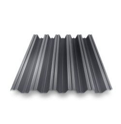 Профнастил HC-35 RAL 7024 мокрый асфальт 0.7 мм