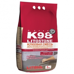 Клей Litokol Litostone K98 для плитки, керамогранита, натурального камня 5кг