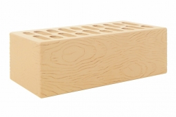 Кирпич лицевой керамический Имбирь «Ясень» пустотелый полуторный