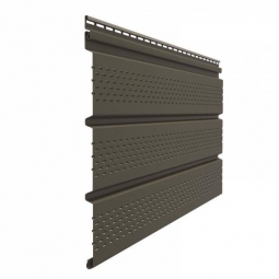 Софит Docke Premium перфорированный Каштан