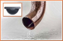 Колено сливное Nika RAL7024 Графит