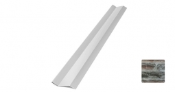 Планка начальная Первая Кровельная «Брус» (декоративно-полимерное покрытие) 2м сланец