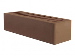 Кирпич лицевой керамический Коричневый пустотелый Евро 0,7НФ
