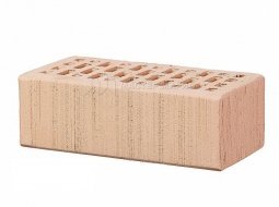 Кирпич лицевой керамический «Персик» «Бархат» пустотелый утолщенный