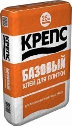 Клей для плитки Крепс Базовый 25кг