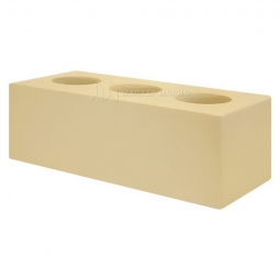 Кирпич лицевой силикатный «Желтый 313» пустотелый утолщенный