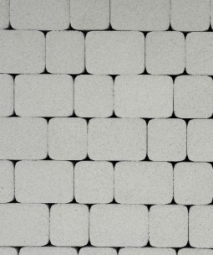 Тротуарная плитка Поревит Классико Мрамор Белый 40 мм 2 камня