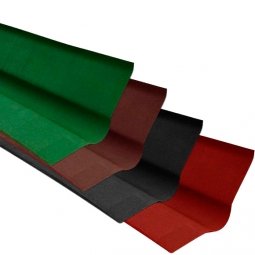 Ендова Ондулин зеленый длина - 1м, полезная длина 0,85 м