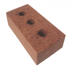 Кирпич рядовой керамический полнотелый утолщенный с технологическими пустотами