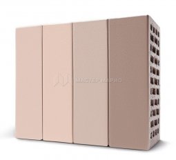 Кирпич лицевой керамический «Камелот микс» пустотелый утолщенный