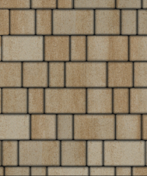 Тротуарная плитка Поревит Старый город Степняк, 40 мм 3 плиты