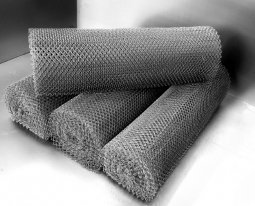 Сетка рабица d=2,0 мм, ячейка 20x20 мм, 1,5х10,0 м оцинкованная