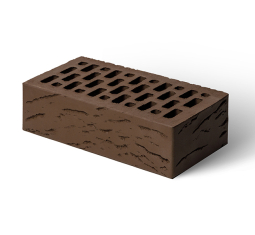 Кирпич лицевой клинкерный «Шоколад» «Антик» пустотелый одинарный
