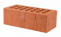 Кирпич лицевой керамический «Красный» «Скала» пустотелый утолщенный