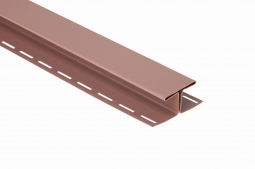 Планка соединительная Альта-Профиль «Блок-Хаус» Красно-коричневый 3.05м