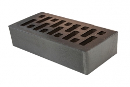 Кирпич лицевой керамический Черный пустотелый одинарный