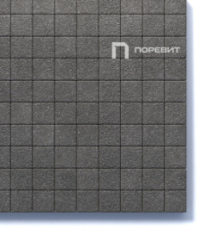 Тротуарная плитка Поревит Квадрат Гранит Серый 100х100х60 мм