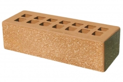 Кирпич лицевой керамический «Медовый» «Пена» пустотелый Евро 0.7НФ