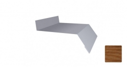 Отлив оконный Первая Кровельная 200 (декоративно-полимерное покрытие) 2м под дуб 3D