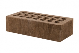 Кирпич лицевой керамический Коричневый Бархат