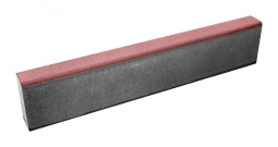 Бордюр тротуарный Берит Красный 1000х80х200 на сером цементе