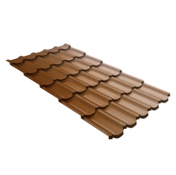 Металлочерепица Kvinta Plus 3D Cuprum Steel