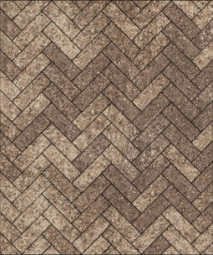 Тротуарная плитка Поревит Паркет Гранит Хаски 60 мм 180х60