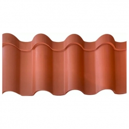 Металлочерепица Андалузия Терракот RAL 8004