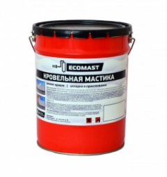 Мастика кровельная Ecomast металлическое ведро 10 л